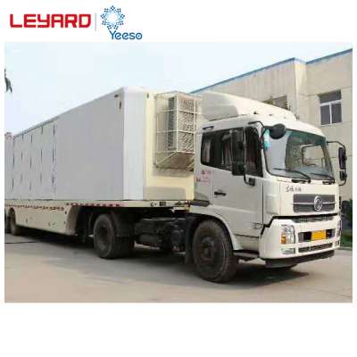 40ft double-deck led stage container for roadshow, promotion