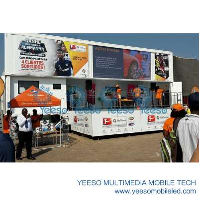 LED advertising board on truck container YES-C40I